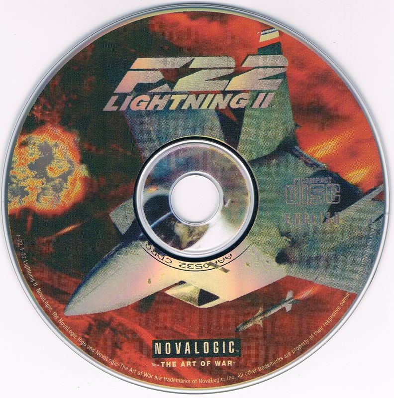 Media for F-22 Lightning II (DOS) (EA cd rom Classics release)