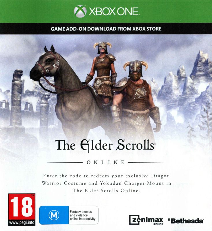 Advertisement for The Elder Scrolls V: Skyrim - Special Edition (Xbox One): Front