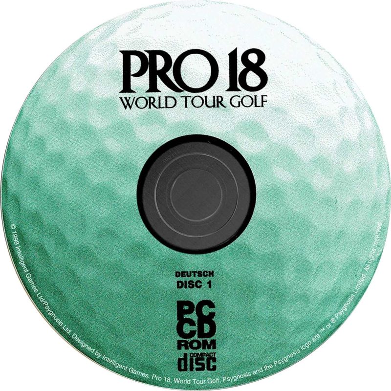 Media for Pro 18 World Tour Golf (Windows): Disc 1