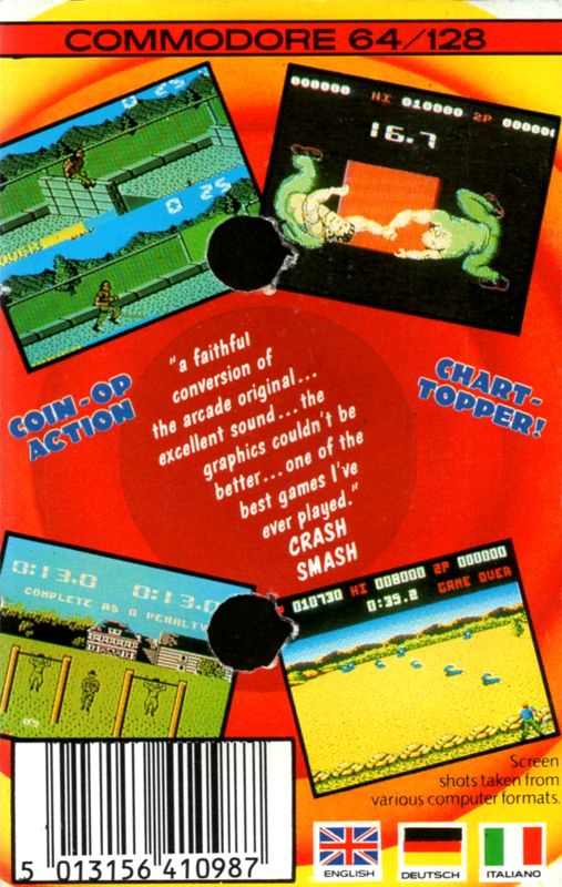 Back Cover for Boot Camp (Commodore 64) (budget re-release)
