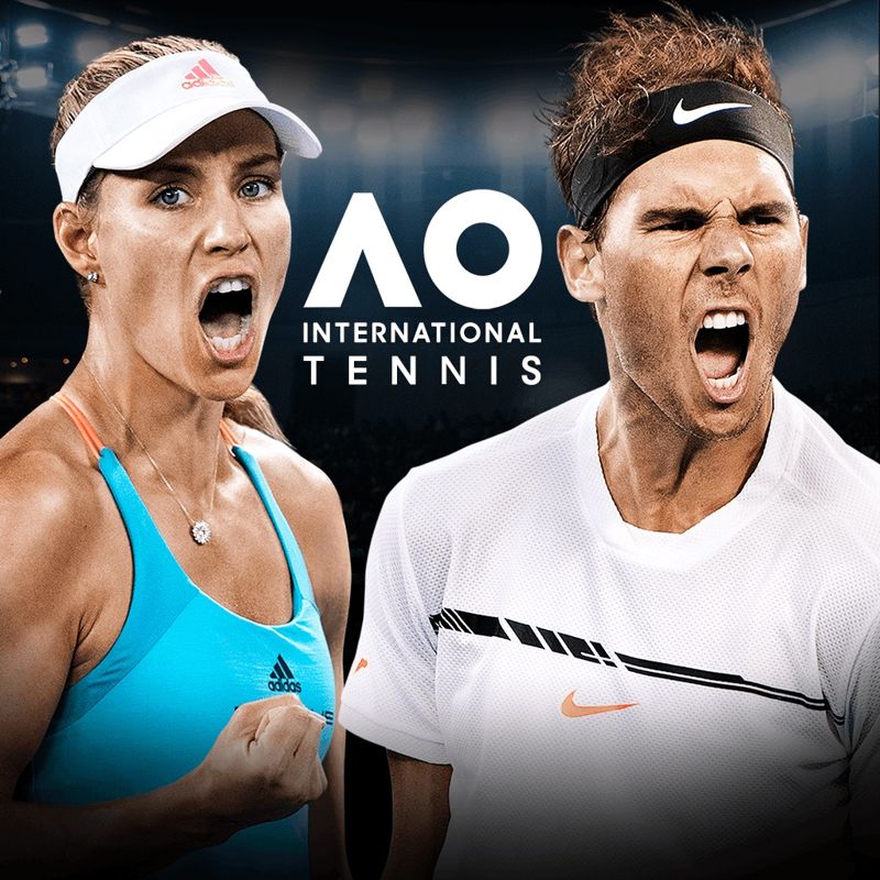 Front Cover for AO International Tennis (PlayStation 4) (download release)