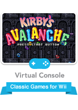 Front Cover for Kirby's Avalanche (Wii)