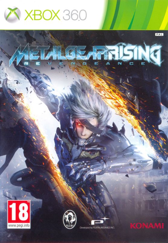Front Cover for Metal Gear Rising: Revengeance (Xbox 360) (includes Inferno Armor DLC and Cyborg Ninja DLC)