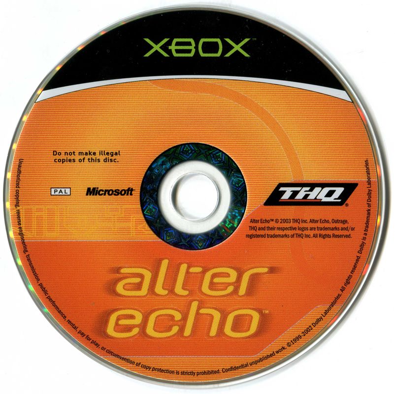 Media for Alter Echo (Xbox)