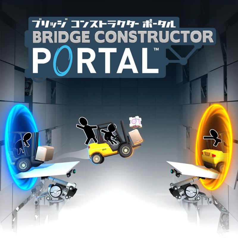 Front Cover for Bridge Constructor: Portal (PlayStation 4) (download release)