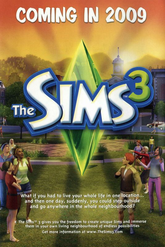 Advertisement for The Sims 2: Pets (Windows): Front