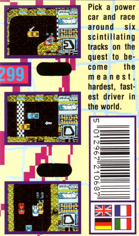 Back Cover for Super Stock Car (ZX Spectrum)