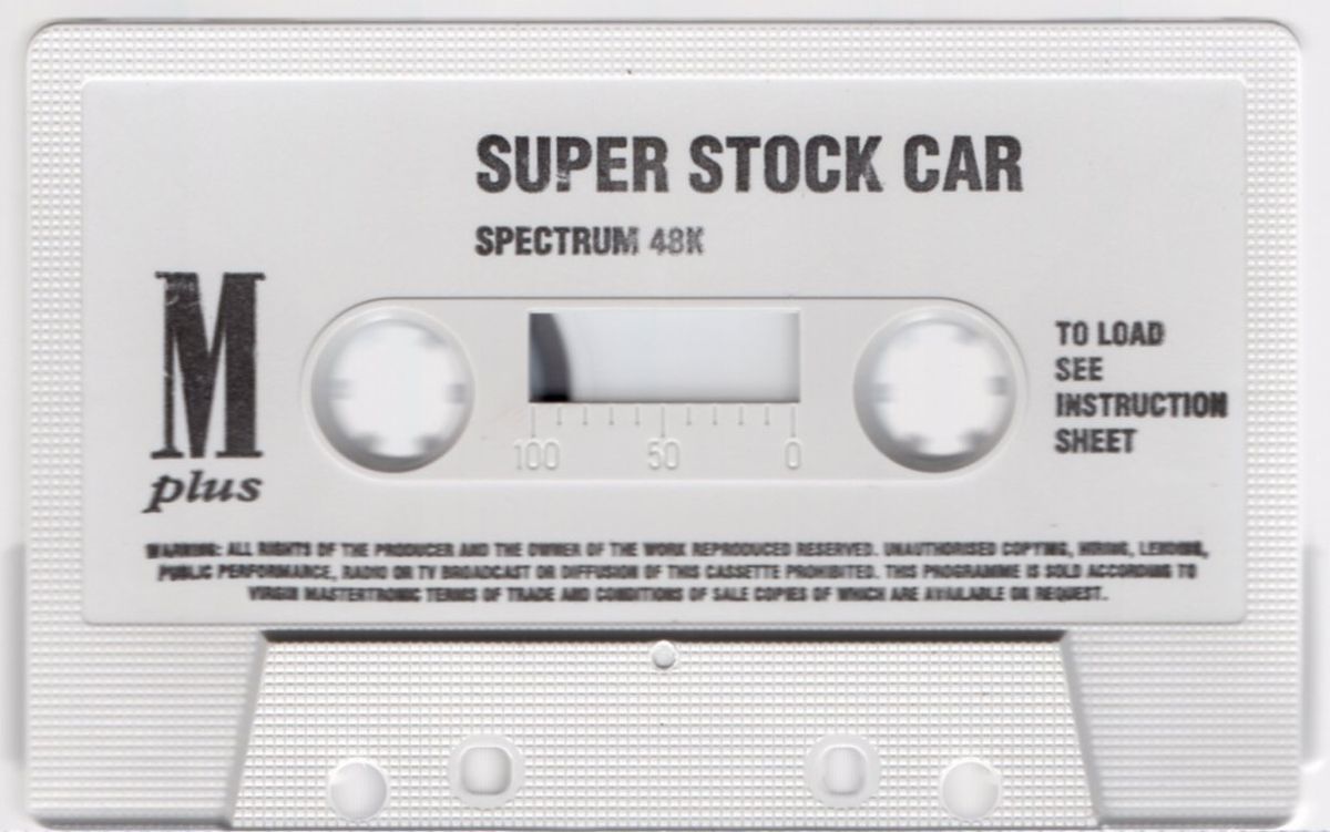 Media for Super Stock Car (ZX Spectrum)