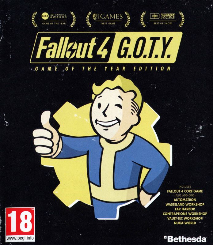 Front Cover for Fallout 4: Game of the Year Edition (Xbox One)