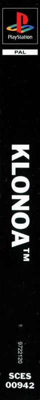 Spine/Sides for Klonoa: Door to Phantomile (PlayStation): Right