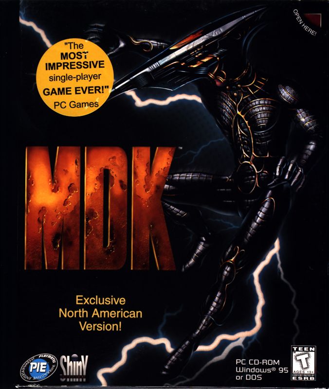 Front Cover for MDK (DOS and Windows)