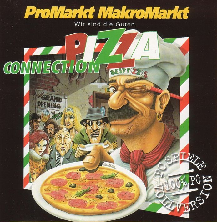 Front Cover for Pizza Tycoon (DOS) (ProMarkt MakroMarkt release)