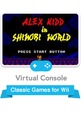 Front Cover for Alex Kidd in Shinobi World (Wii)