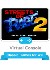 Front Cover for Streets of Rage 2 (Wii)