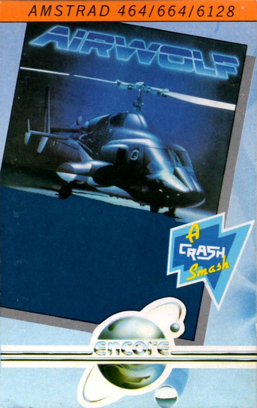 Front Cover for Airwolf (Amstrad CPC) (Budget re-release)