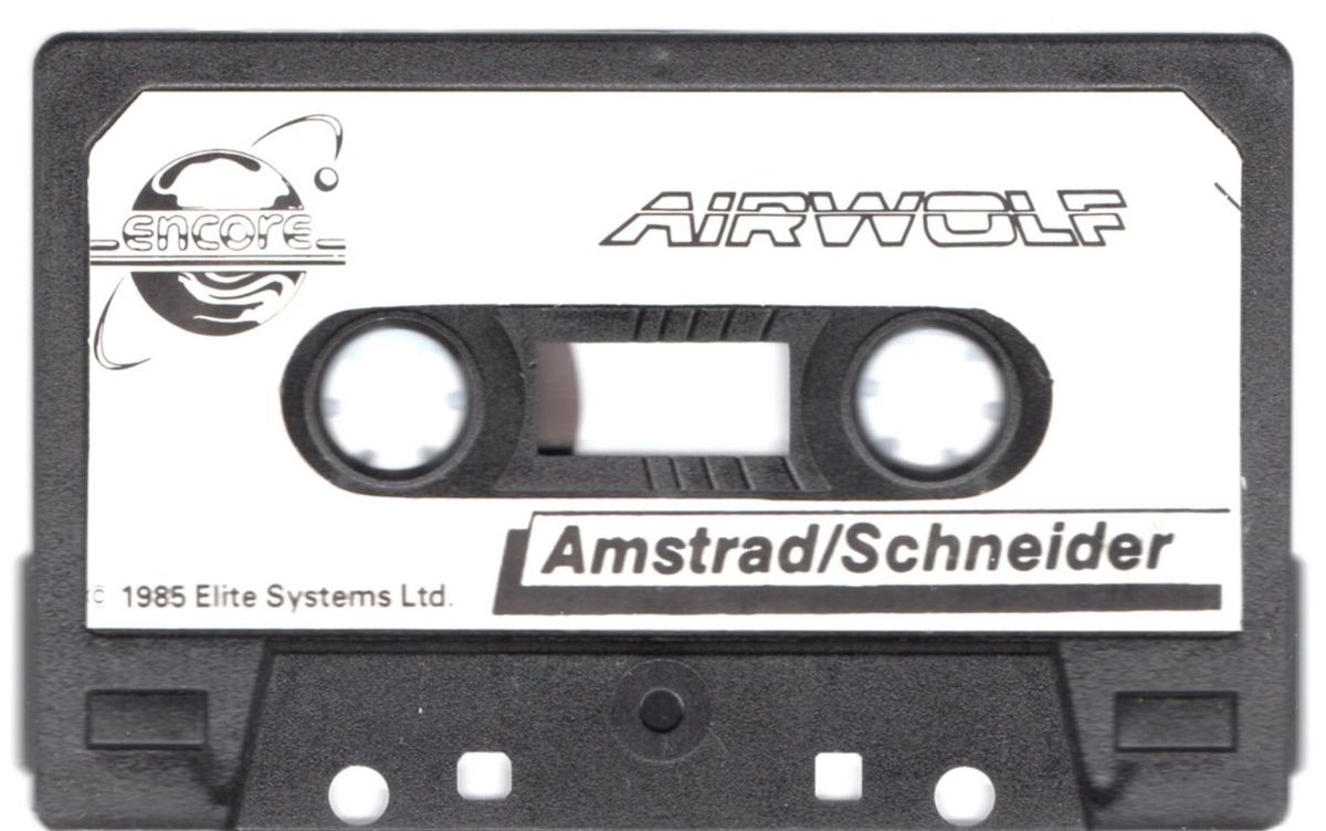 Media for Airwolf (Amstrad CPC) (Budget re-release)