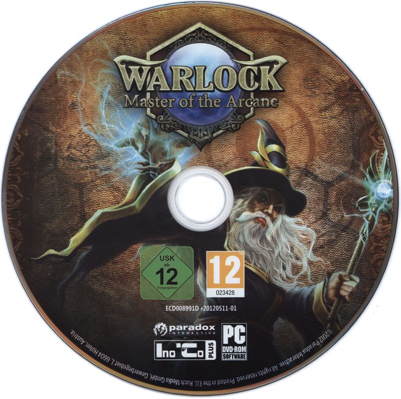 Warlock: Master of the Arcane cover or packaging material - MobyGames