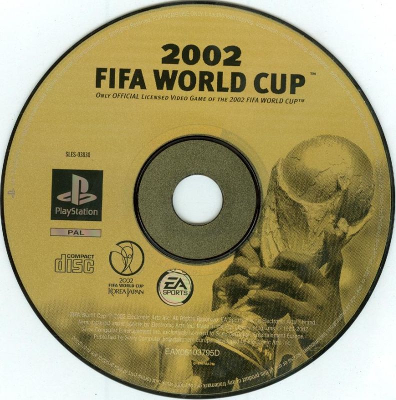 Media for 2002 FIFA World Cup (PlayStation)