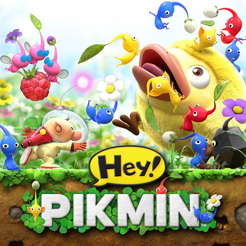 Front Cover for Hey! Pikmin (Nintendo 3DS) (download release)