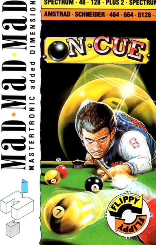 Front Cover for On Cue (Amstrad CPC and ZX Spectrum)
