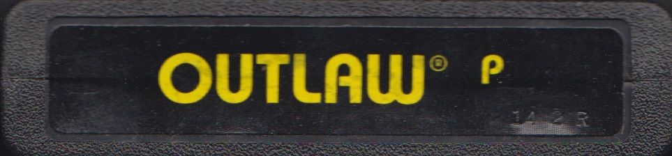 Media for Outlaw (Atari 2600): Cartridge Top