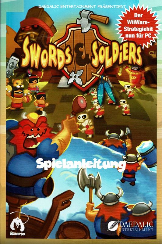 Manual for Swords & Soldiers (Windows): Front