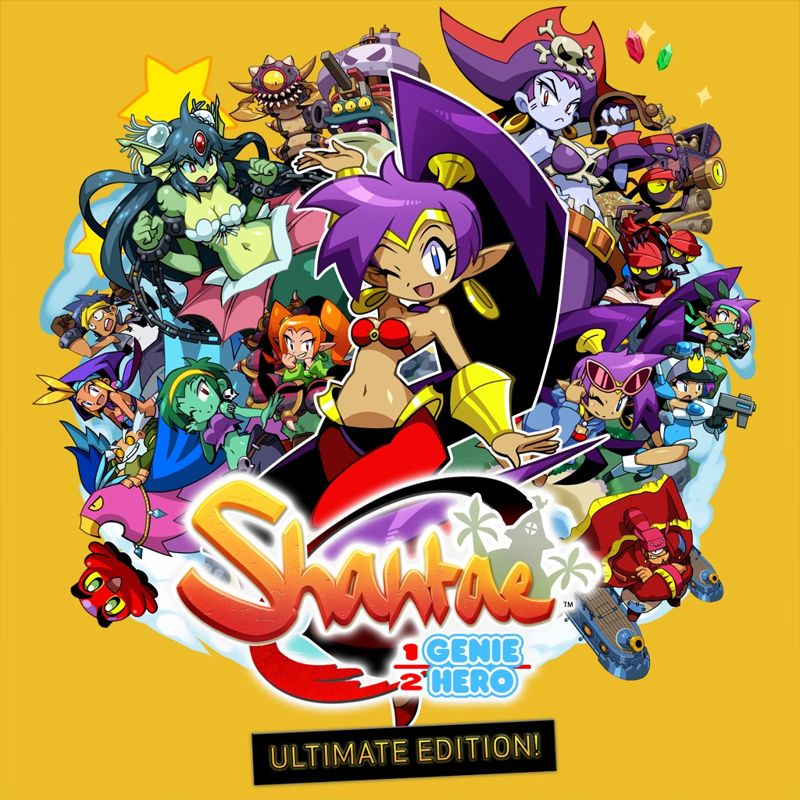 Front Cover for Shantae: 1/2 Genie Hero - Ultimate Edition (PlayStation 4 and PlayStation 5) (download release)
