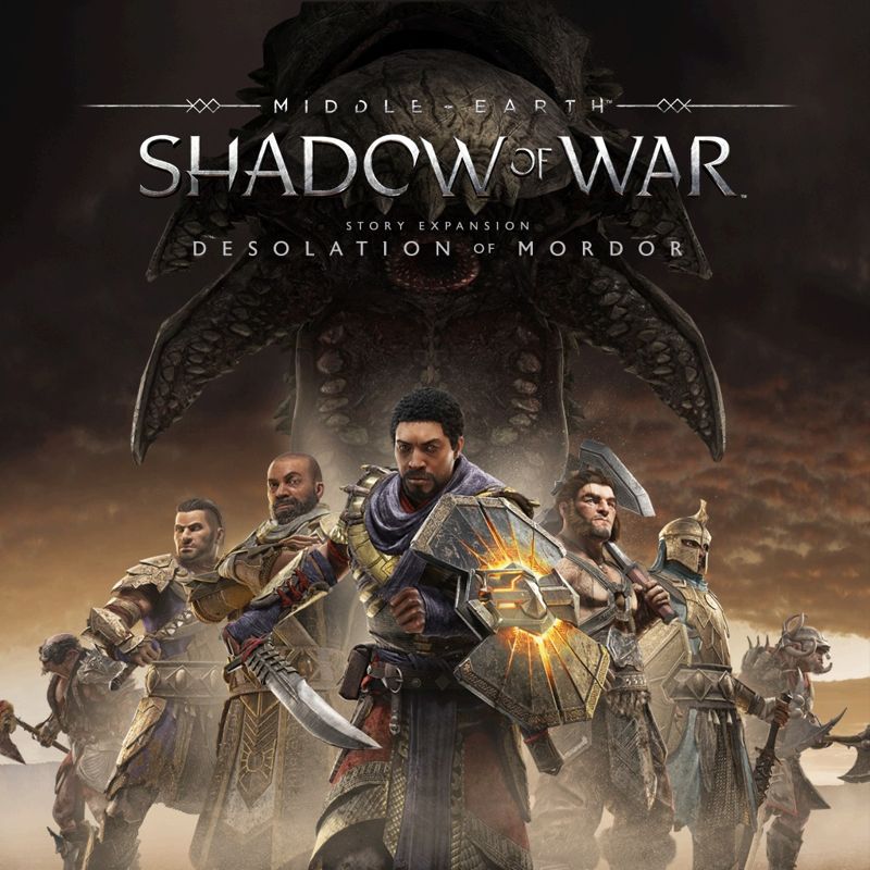 Front Cover for Middle-earth: Shadow of War - Desolation of Mordor (PlayStation 4) (download release)