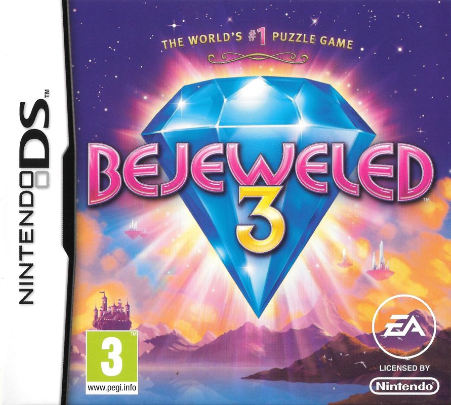 Front Cover for Bejeweled 3 (Nintendo DS)