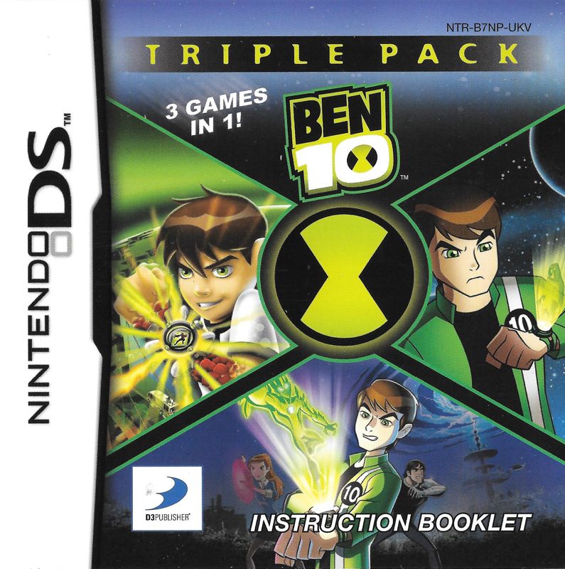 Ben 10: Triple Pack cover or packaging material - MobyGames