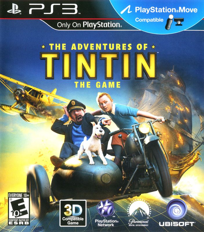 Front Cover for The Adventures of Tintin: The Game (PlayStation 3)