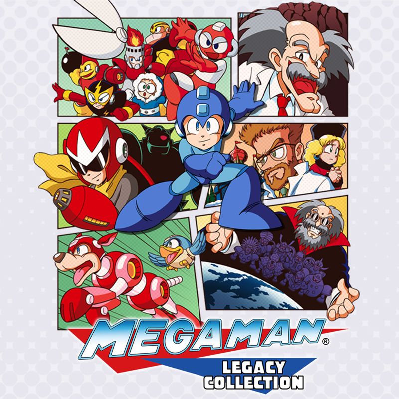 Front Cover for Mega Man: Legacy Collection (Nintendo Switch) (download release)