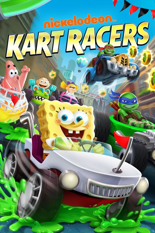 Front Cover for Nickelodeon Kart Racers (Xbox One) (download release)