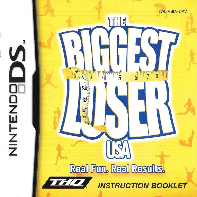 Manual for The Biggest Loser (Nintendo DS): Front