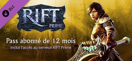 Front Cover for Rift: Prime - 12-Month Patron Pass (Windows) (Steam release): French version