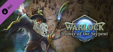 Front Cover for Warlock: Master of the Arcane - Power of the Serpent (Windows) (Steam release)