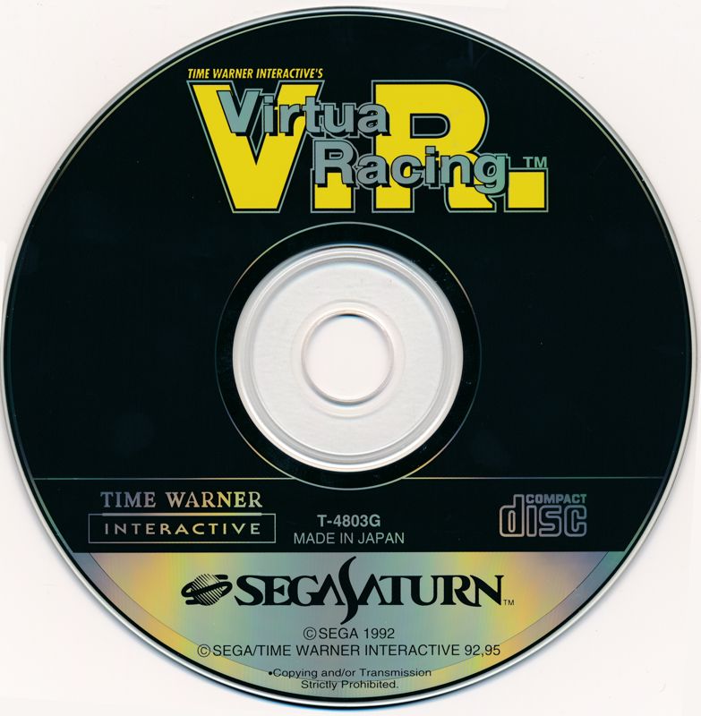 Media for Time Warner Interactive's VR Virtua Racing (SEGA Saturn)