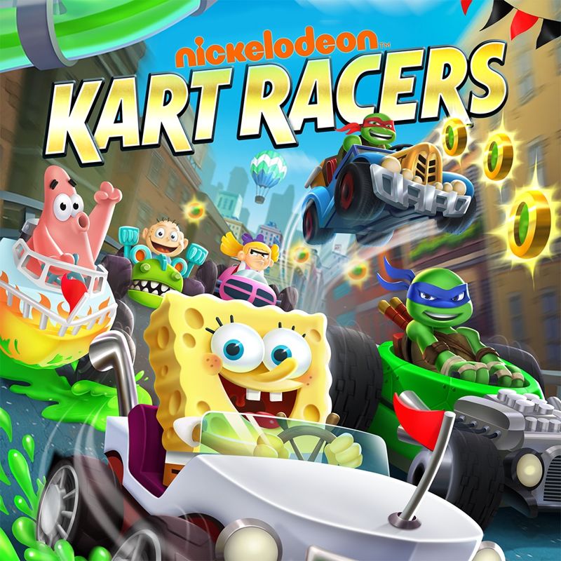 Front Cover for Nickelodeon Kart Racers (PlayStation 4) (download release)