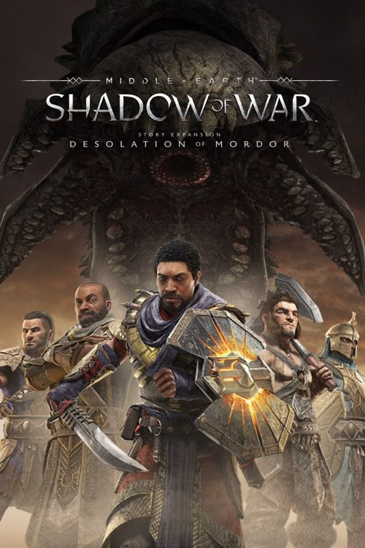 Front Cover for Middle-earth: Shadow of War - Desolation of Mordor (Windows Apps and Xbox One) (download release)