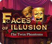 Front Cover for Faces of Illusion: The Twin Phantoms (Macintosh and Windows) (Big Fish Games release)