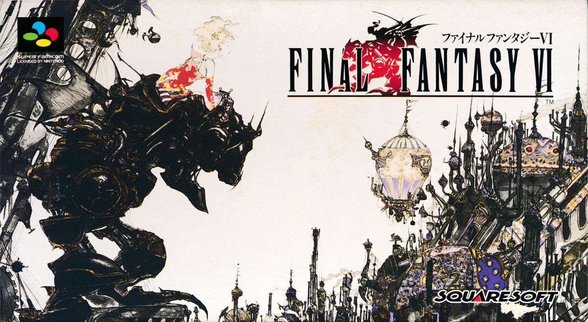 Front Cover for Final Fantasy III (SNES)