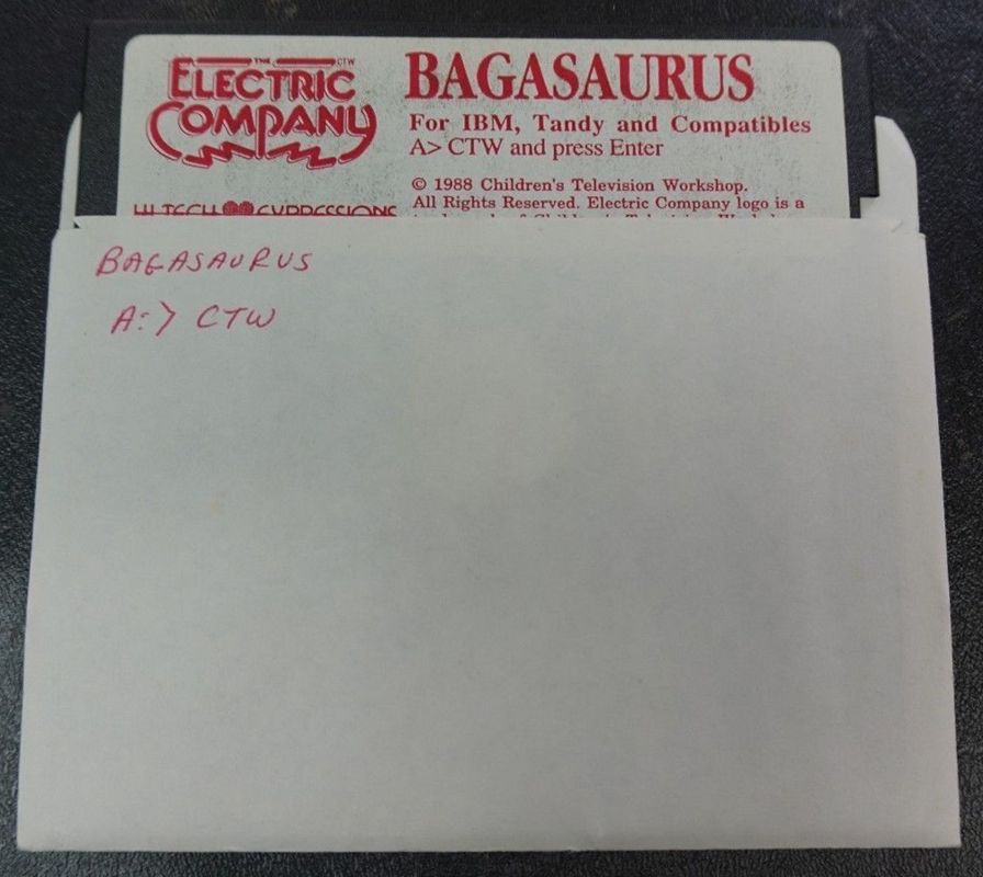 Media for Bagasaurus (Apple II and Commodore 64 and DOS)