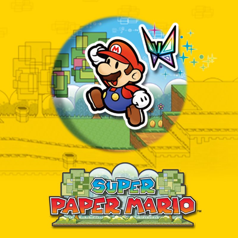 Front Cover for Super Paper Mario (Wii U) (download release)