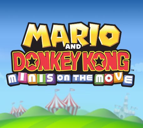 Front Cover for Mario and Donkey Kong: Minis on the Move (Nintendo 3DS) (download release)