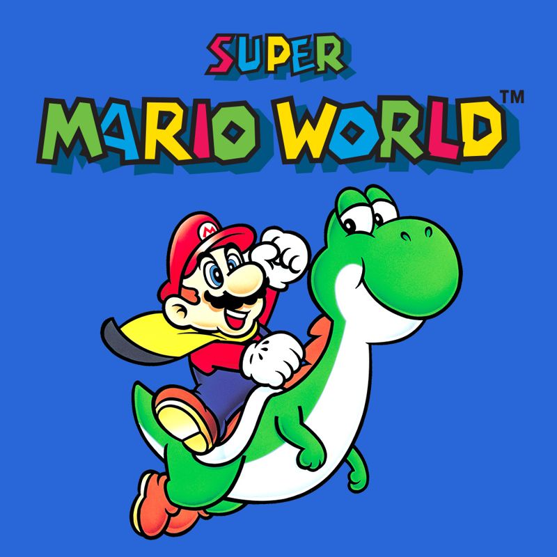 Front Cover for Super Mario World (New Nintendo 3DS and Wii and Wii U) (download release)