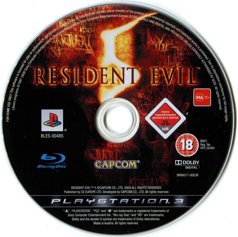 Resident Evil 5 cover or packaging material - MobyGames