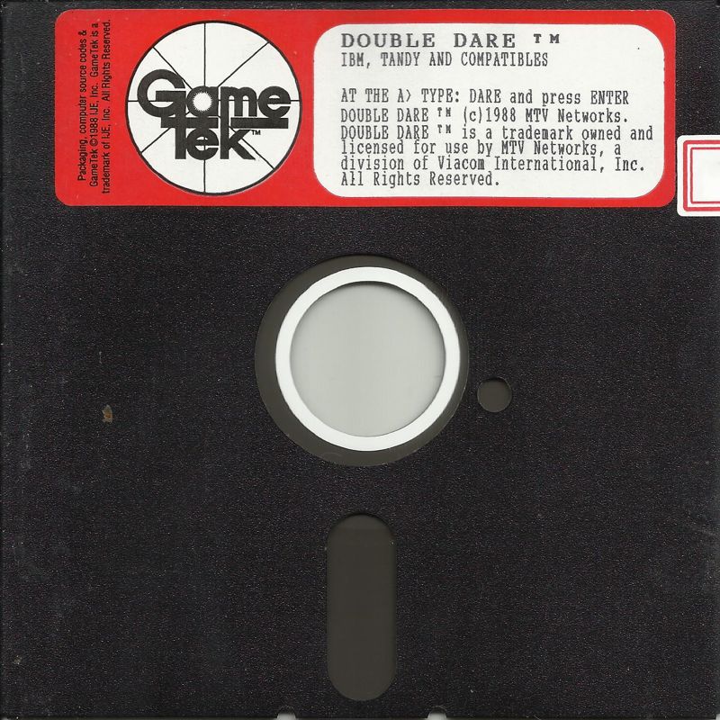 Media for Double Dare (DOS) (5.25" disk release): Disk 1/1