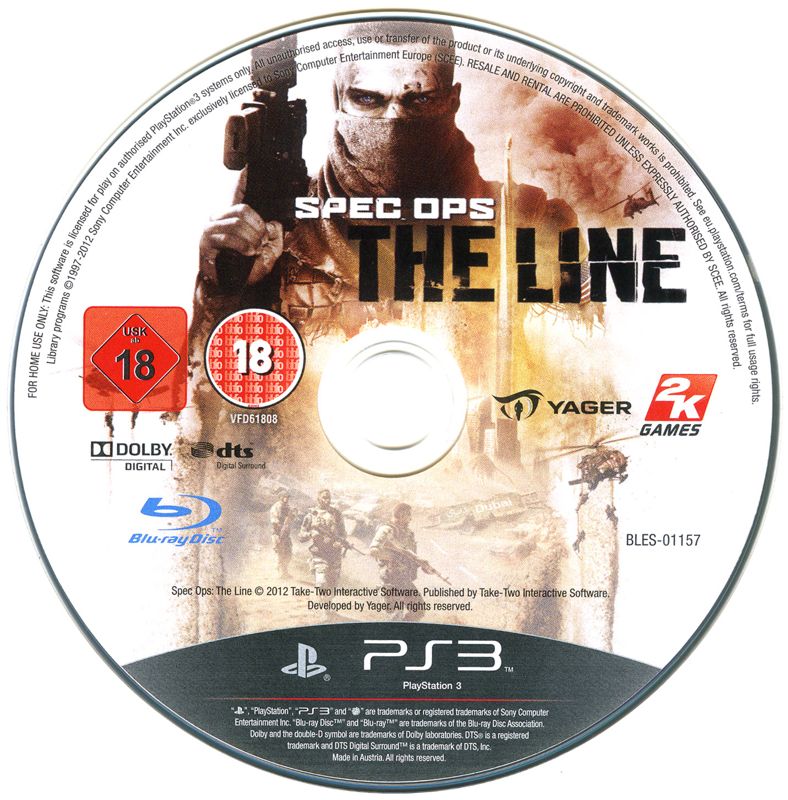 Media for Spec Ops: The Line (Premium Edition) (PlayStation 3)