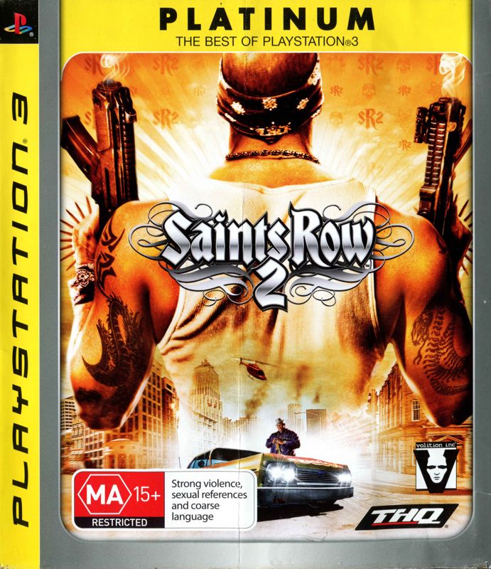 Front Cover for Saints Row 2 (PlayStation 3) (Platinum release)