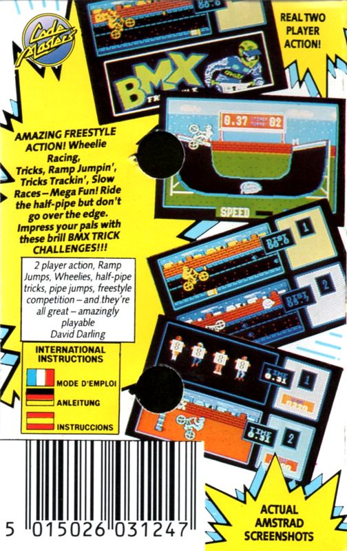 Back Cover for BMX Freestyle (Amstrad CPC)